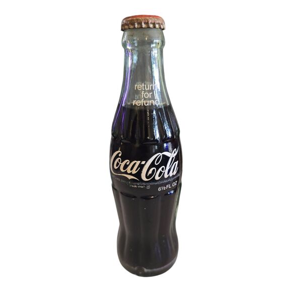 Vintage Coca-Cola 6-1/2 fl oz Bottle Full & Sealed - Picture 1 of 1